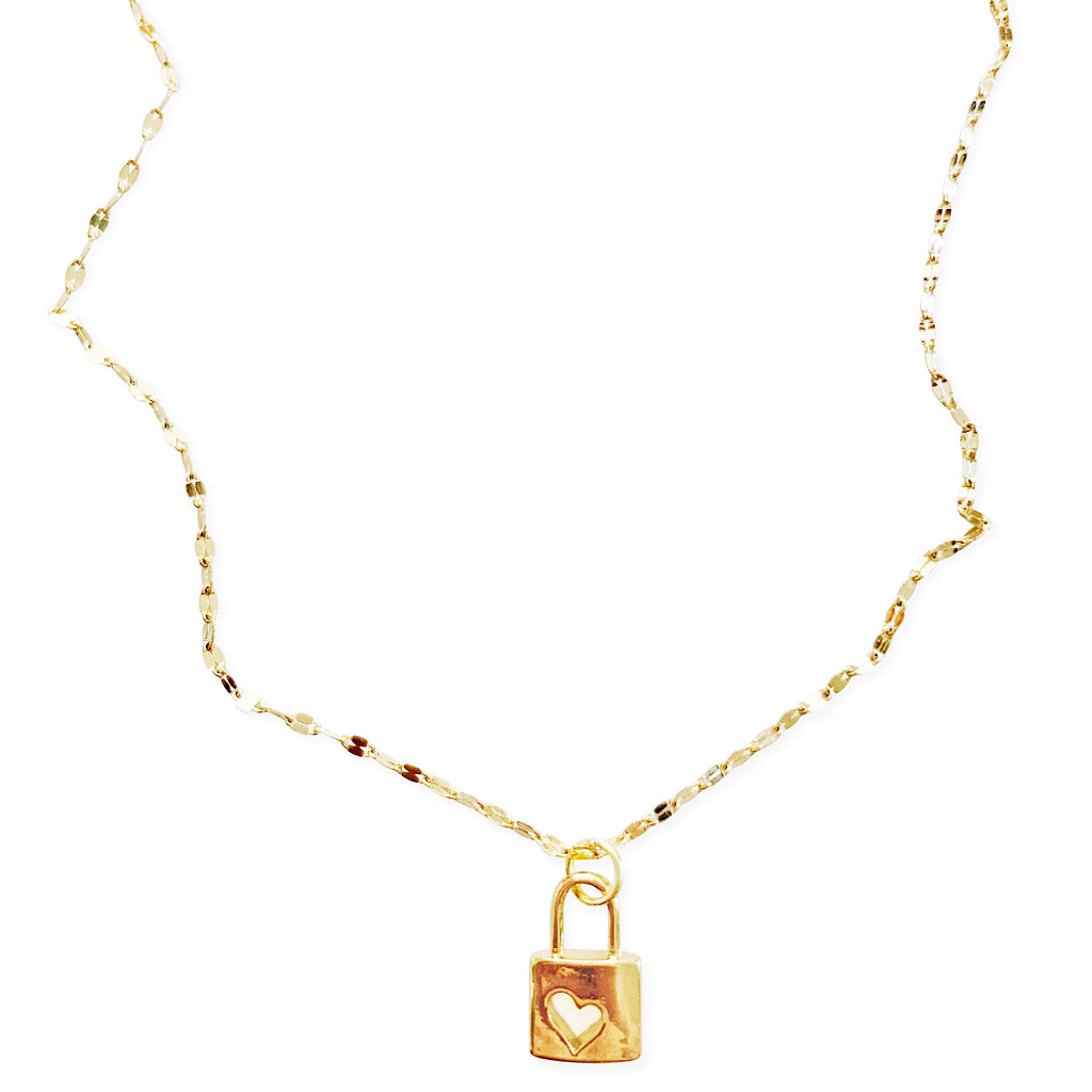 Paris Love Lock Necklace