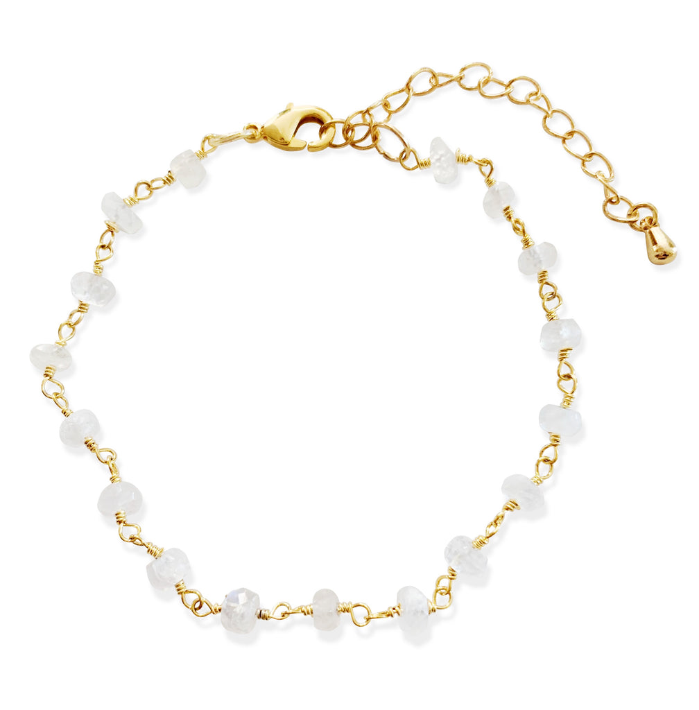 All Moonstone Bracelet