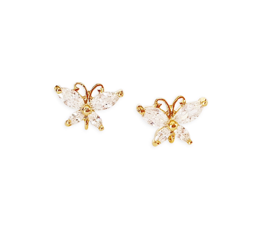 Leila Butterfly Stud Earrings